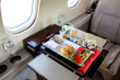 Catering charter flights