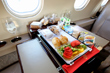 Airplane meals