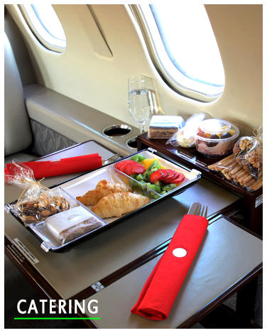 Catering for executive aviation